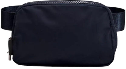 Athletic Everywhere Belt Bag, Black, 7.5 x 5 x 2 inches