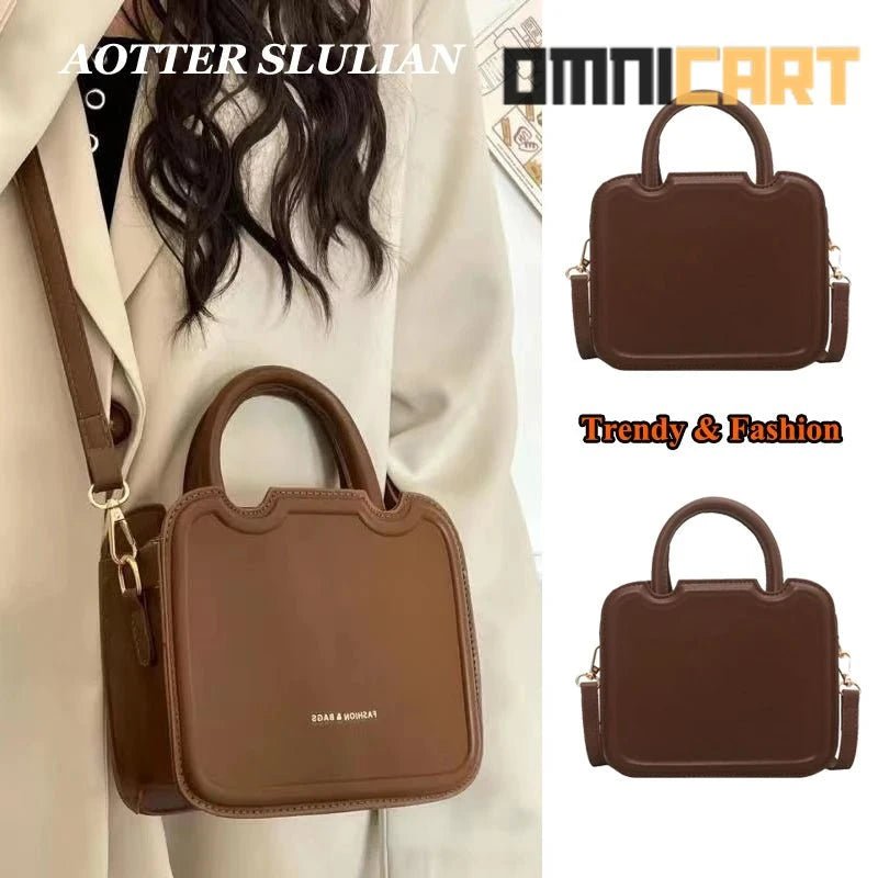 AOTTER SLULIAN Fashion Solid Color Crossbody Bag for Women - OmniCart