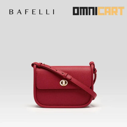 BAFELLI 2024 Women's Trendy Leather Saddle Bag - OmniCart