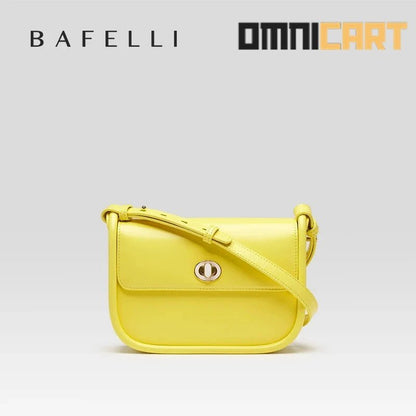 BAFELLI 2024 Women's Trendy Leather Saddle Bag - OmniCart