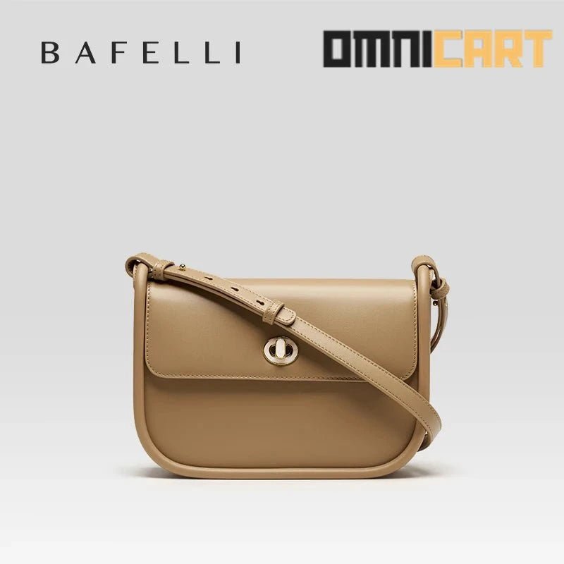 BAFELLI 2024 Women's Trendy Leather Saddle Bag - OmniCart