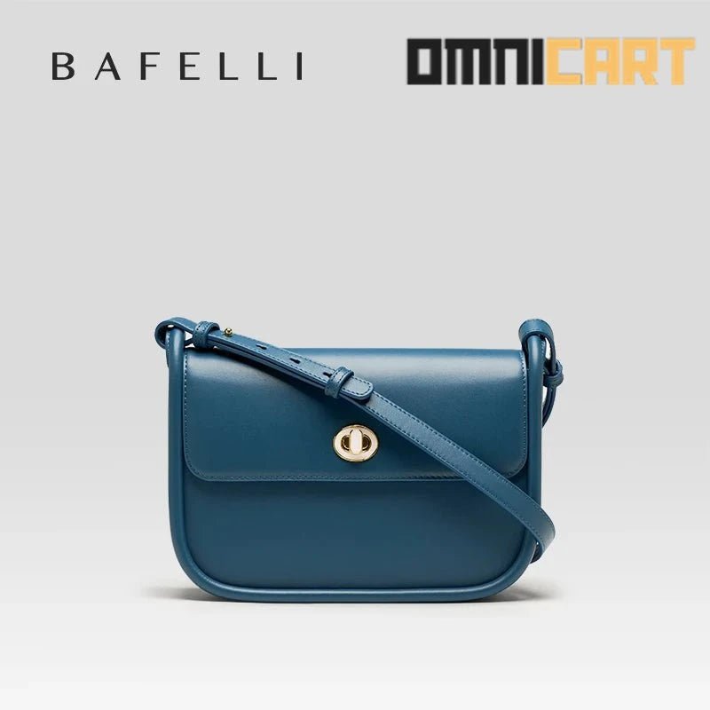 BAFELLI 2024 Women's Trendy Leather Saddle Bag - OmniCart