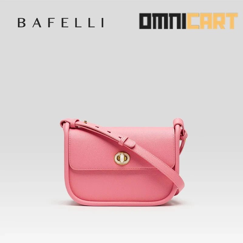 BAFELLI 2024 Women's Trendy Leather Saddle Bag - OmniCart