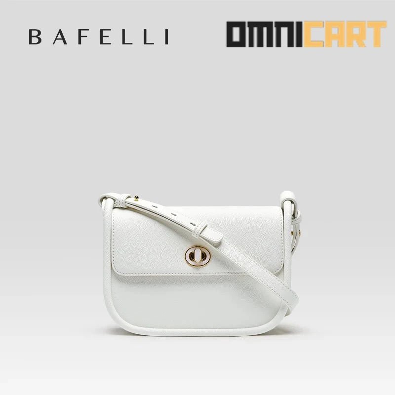 BAFELLI 2024 Women's Trendy Leather Saddle Bag - OmniCart