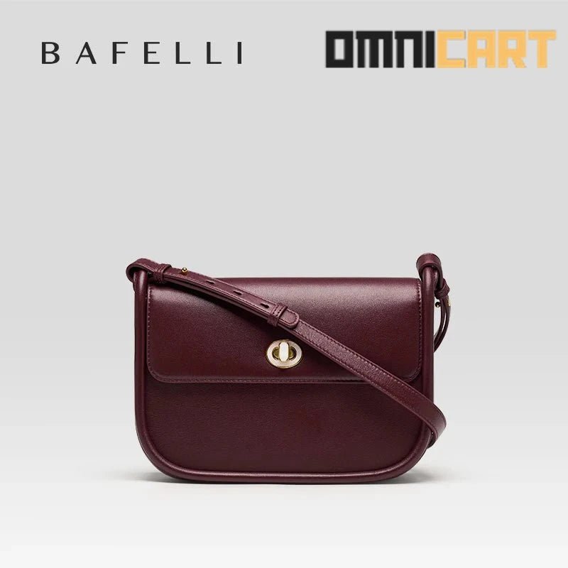 BAFELLI 2024 Women's Trendy Leather Saddle Bag - OmniCart