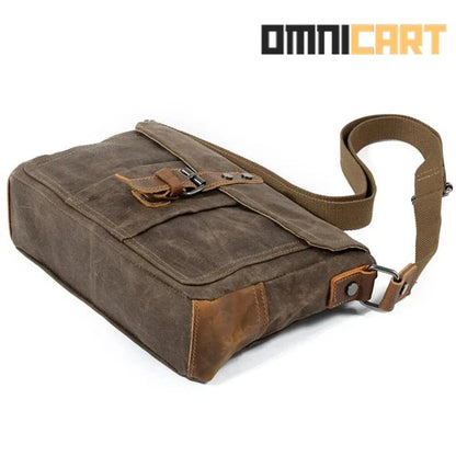 Omnicart Waterproof Canvas Men's Crossbody Shoulder Bag - OmniCart