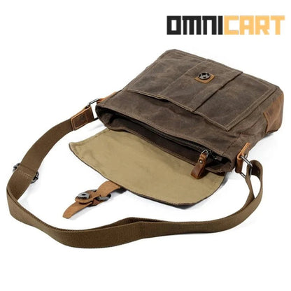 Omnicart Waterproof Canvas Men's Crossbody Shoulder Bag - OmniCart